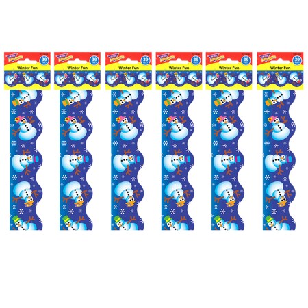 Trend Enterprises Winter Fun Terrific Trimmers, 39 Feet/Pack, PK6 T91406